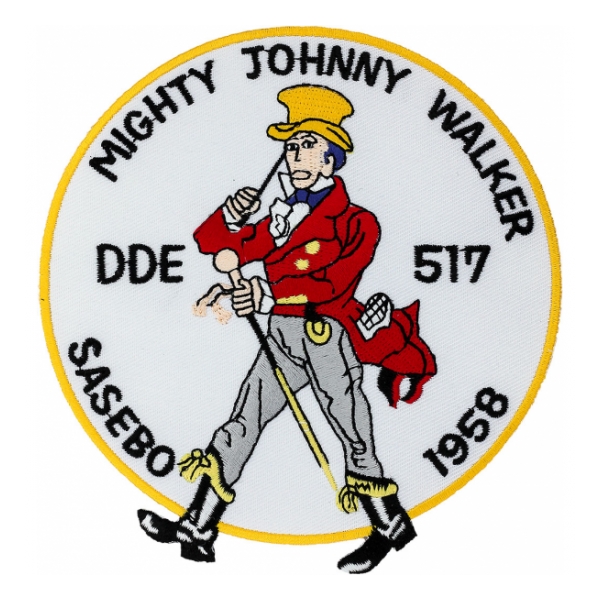 USS Johnny Walker DDE-517 Ship Patch