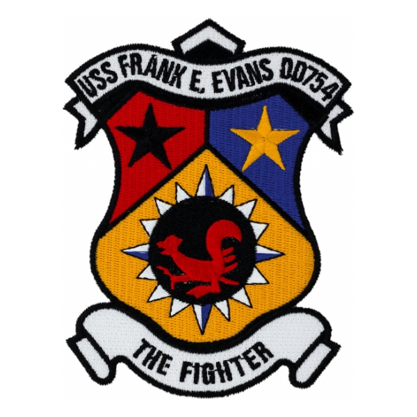 USS Frank E. Evans DD-754 Ship Patch