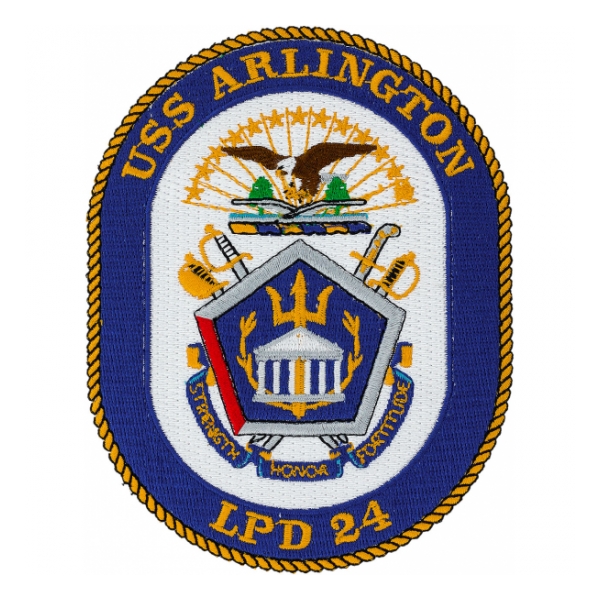 USS Arlington LPD-24 Ship Patch