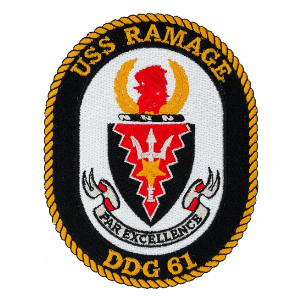 USS Ramage DDG-61 Ship Patch