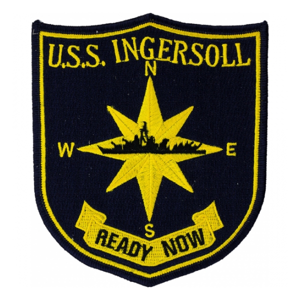 USS Ingersoll DD-652 Ship Patch