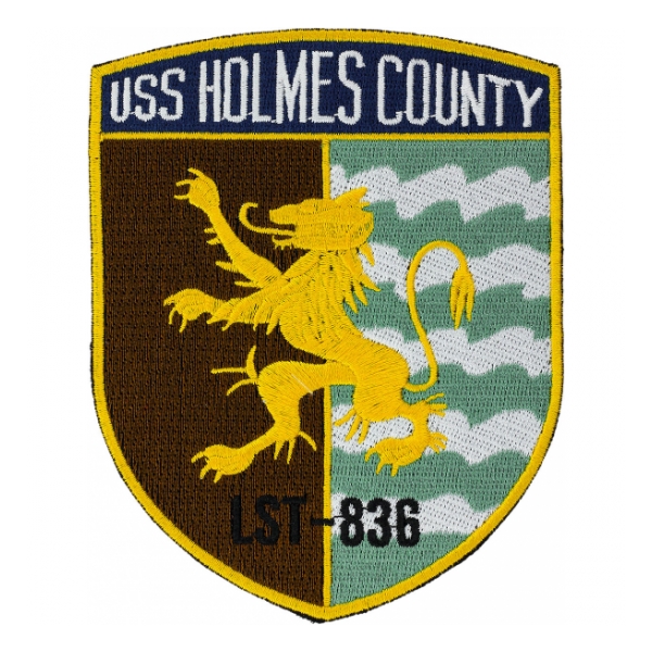 USS Holmes County LST-836 Ship Patch