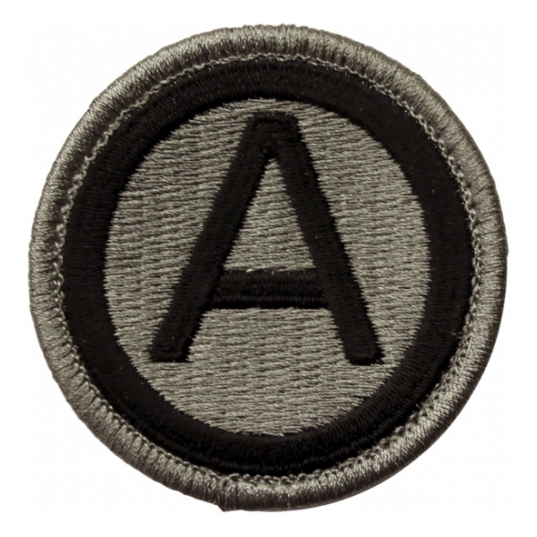 3rd Army Patch Foliage Green (With Hook Fastener)