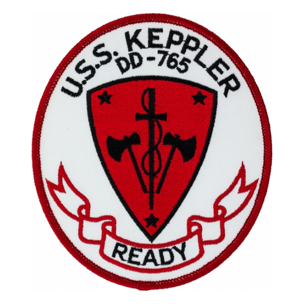 USS Keppler DD-765 Ship Patch