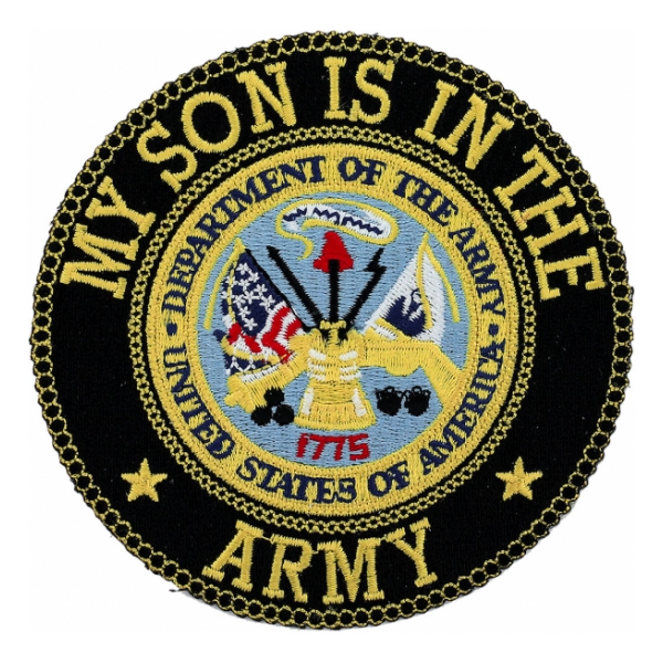 My Son Is In The Army Patch
