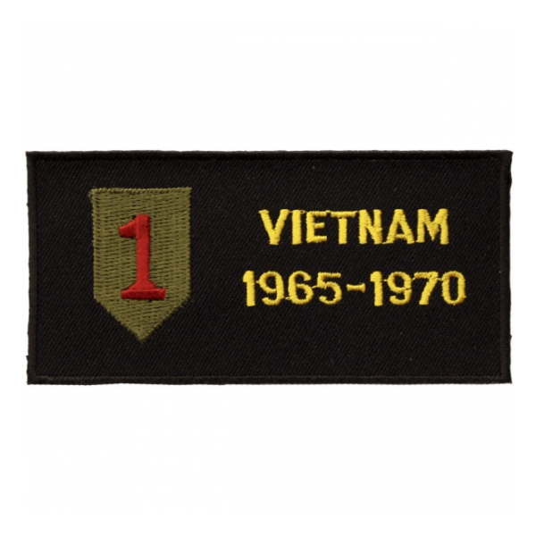 1st Infantry Division Vietnam Patch w/ Dates