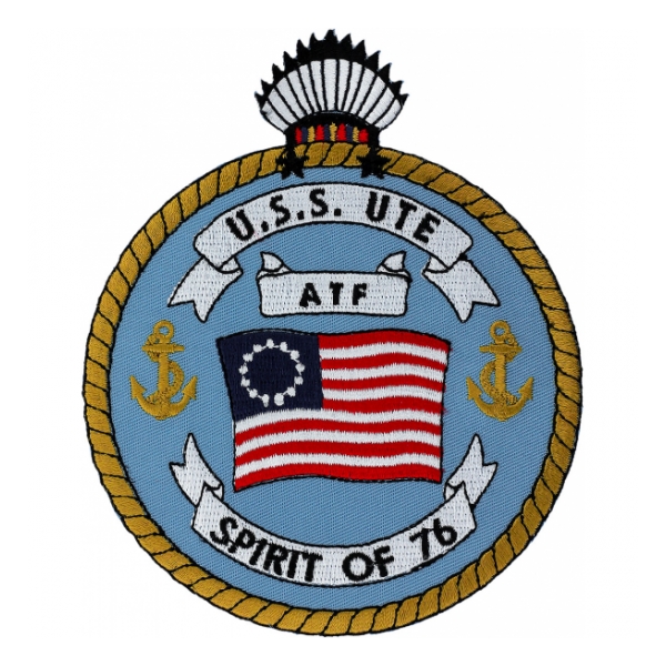 USS Ute ATF-76 Ship Patch