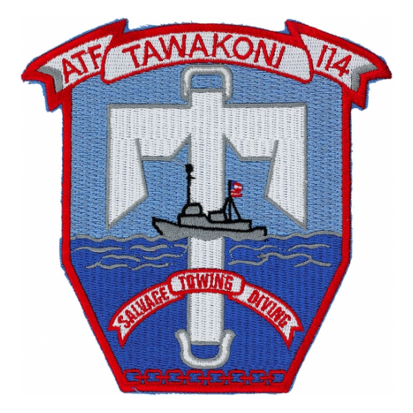 USS Tawakoni ATF-114 Ship Patch
