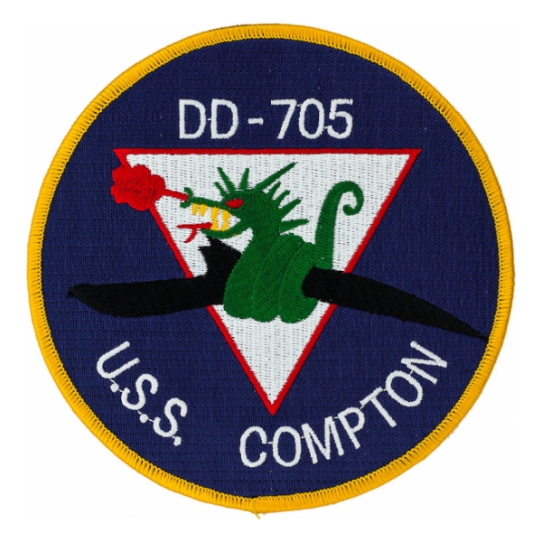 USS Compton DD-705 Ship Patch