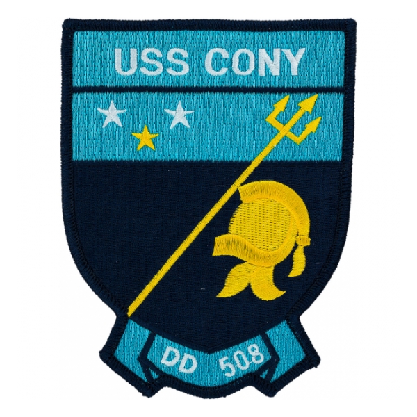 USS Cony DD-508 Ship Patch