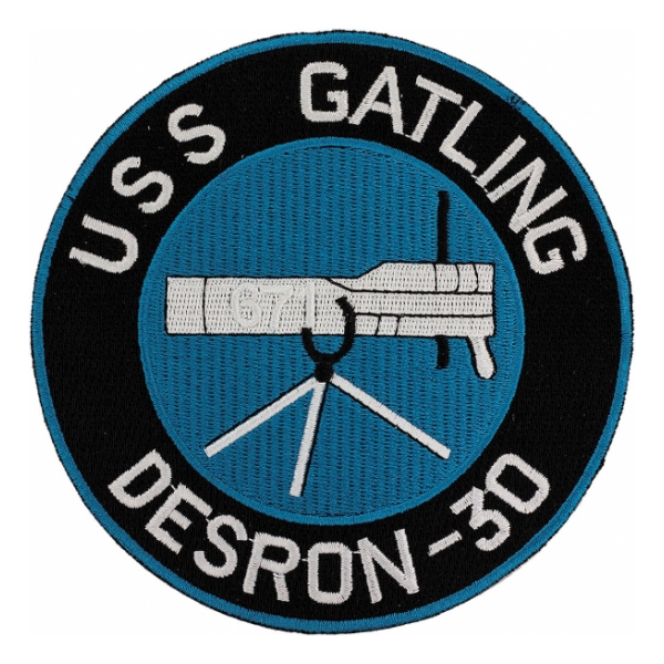 USS Gatling DD-671 Ship Patch