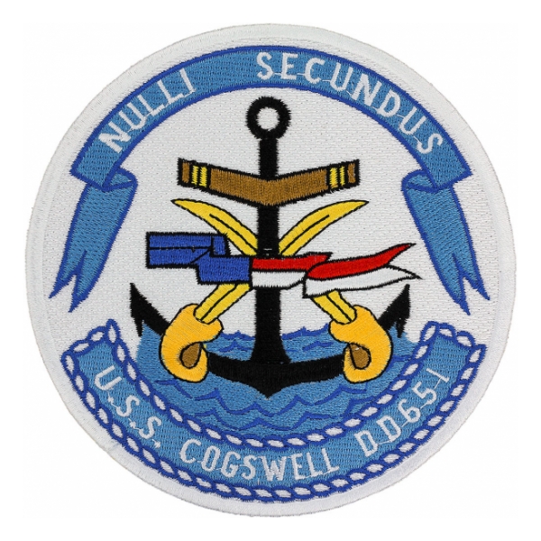 USS Coswell DD-651 Ship Patch
