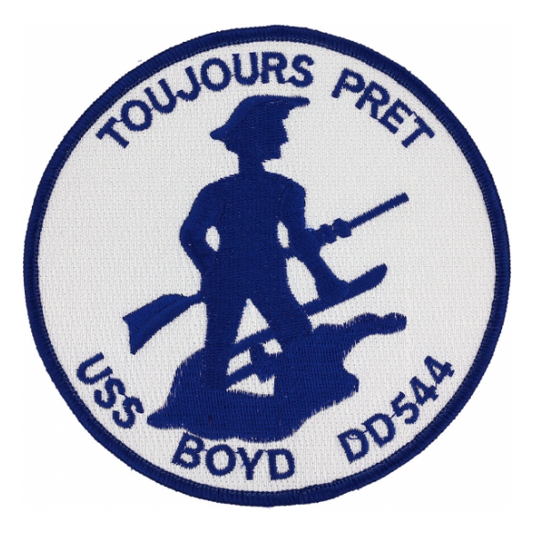 USS Boyd DD-544 Ship Patch