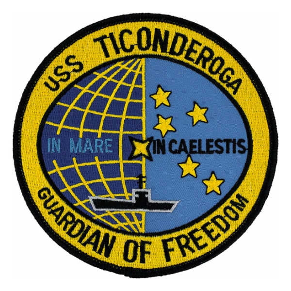 USS Ticonderoga CVS-14 Ship Patch