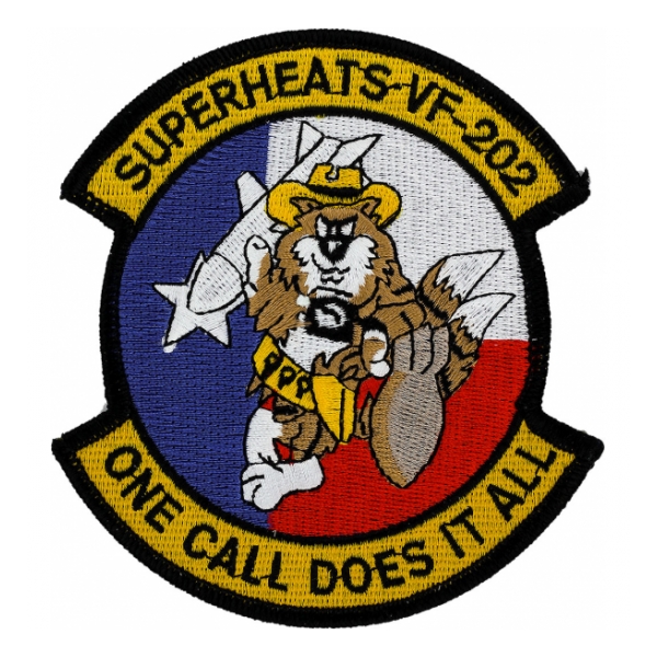 Navy Fighter Squadron VF-202 (One Call Does It All)  Patch