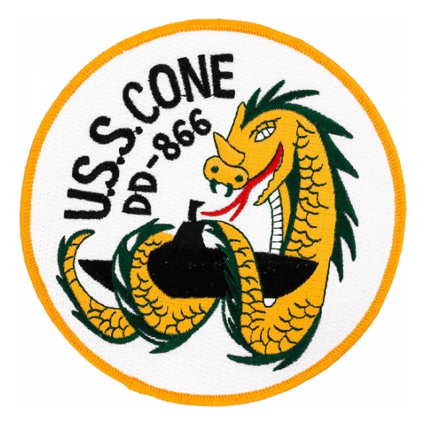 USS Cone DD-866 Ship Patch