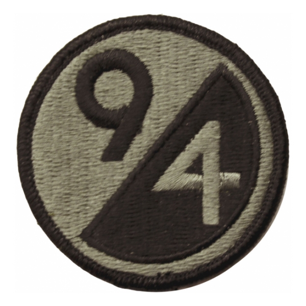 94th Infantry Division Patch Foliage Green (Velcro Backed)