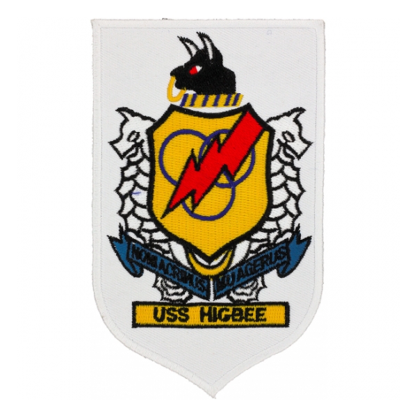 USS Higbee DD-806 Ship Patch