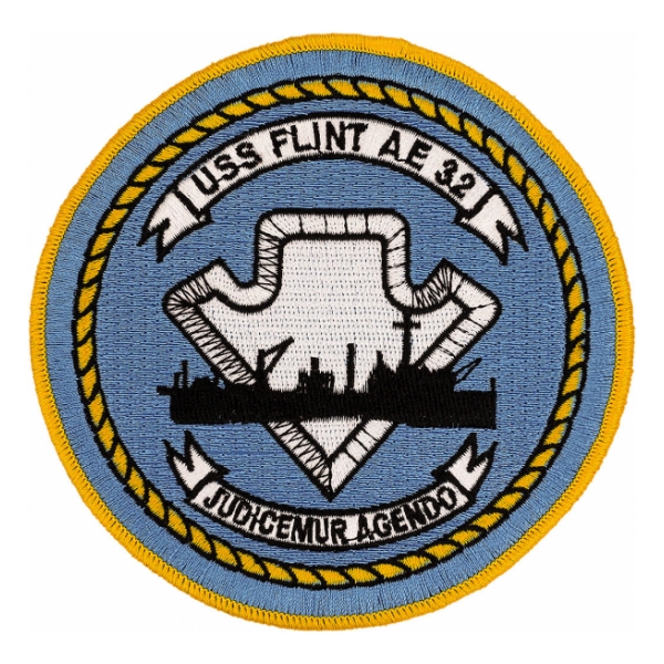 USS Flint AE-32 Ship Patch