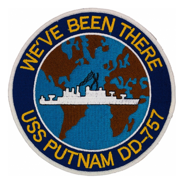 USS Putnam DD-757 Ship Patch