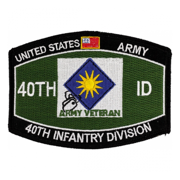 40th Infantry Division Patch