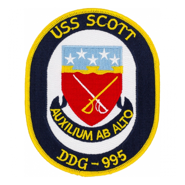 USS Scott DDG-995 Ship Patch