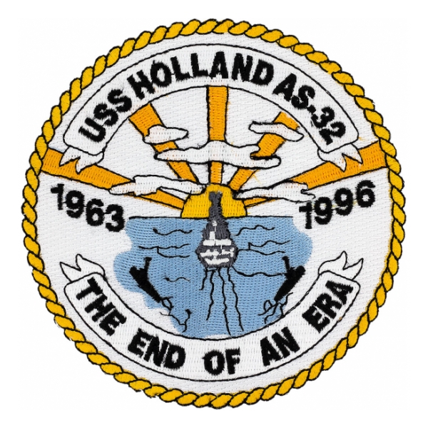 USS Holland AS-32 Ship Patch