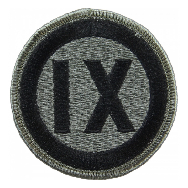 9th Corps Patch Foliage Green (Velcro Backed)