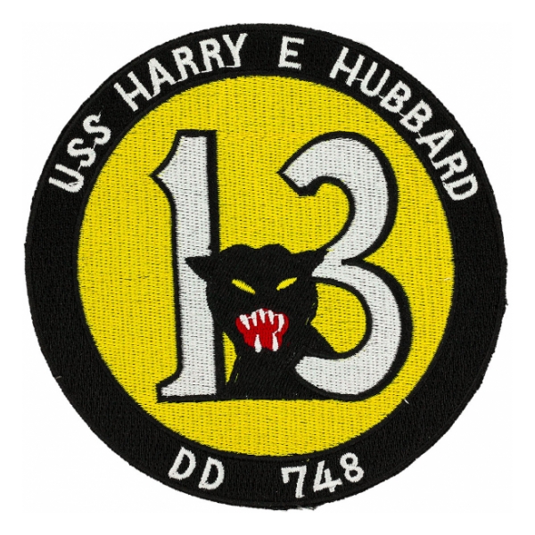 USS Harry E. Hubbard DD-748 Ship Patch