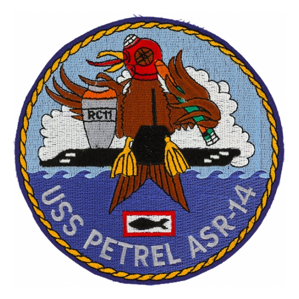 USS Petrel ASR-14 Ship Patch