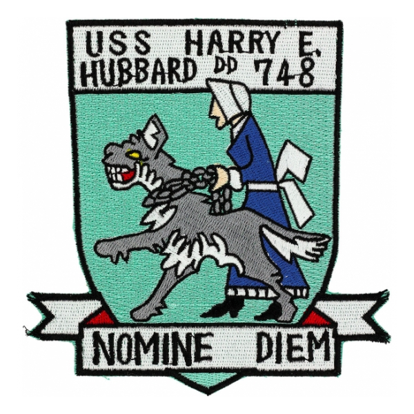USS Harry E Hubbard DD-748 Ship Patch