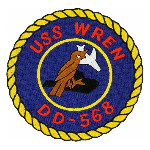 USS Wren DD-568 Ship Patch