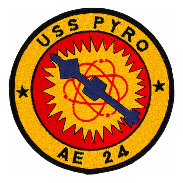 USS Pyro AE-24 Ship Patch