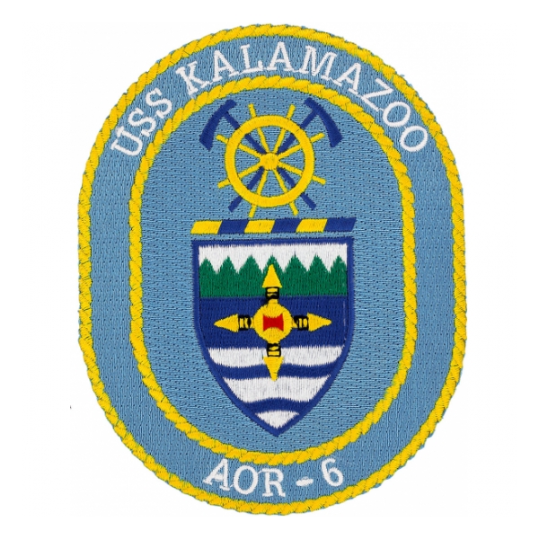 USS Kalamazoo AOR-6 Ship Patch