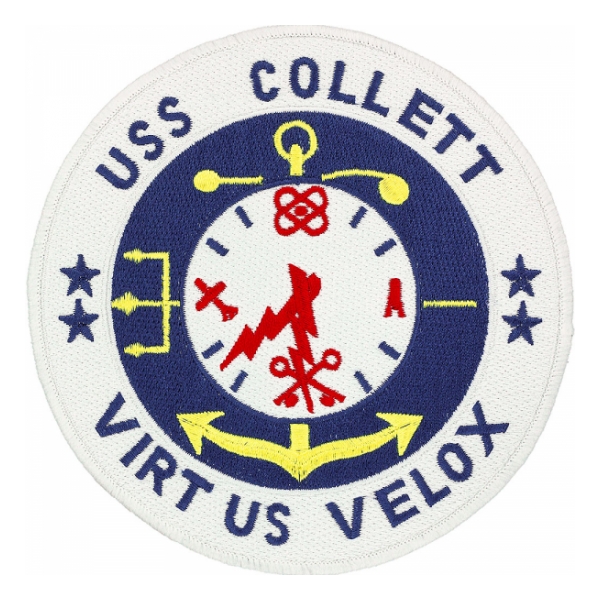 USS Collett DD-730 Ship Patch