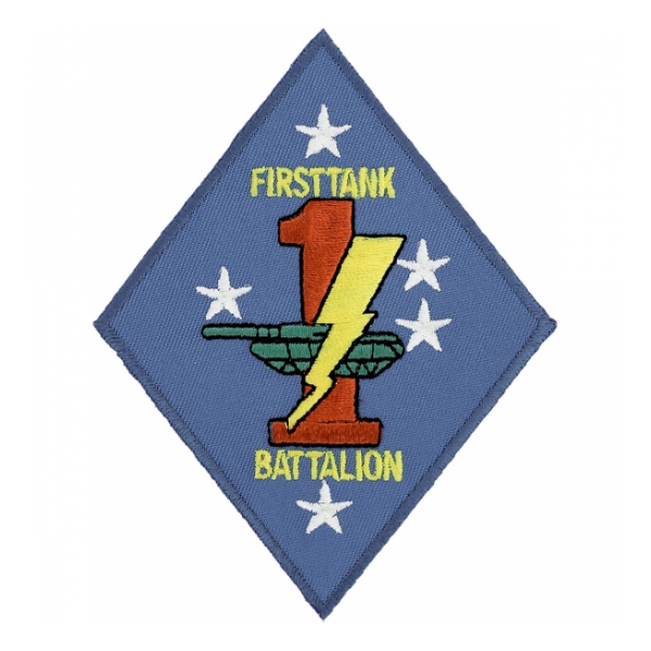 USMC 1st Tank Battalion Patch