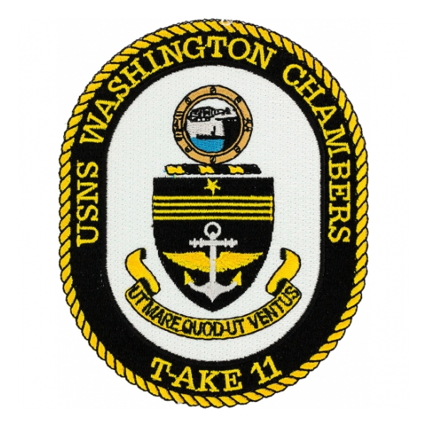 USNS Washington Chambers T-AKE-11 Patch