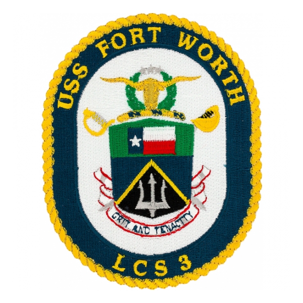 USS Fort Worth LCS-3 Ship Patch