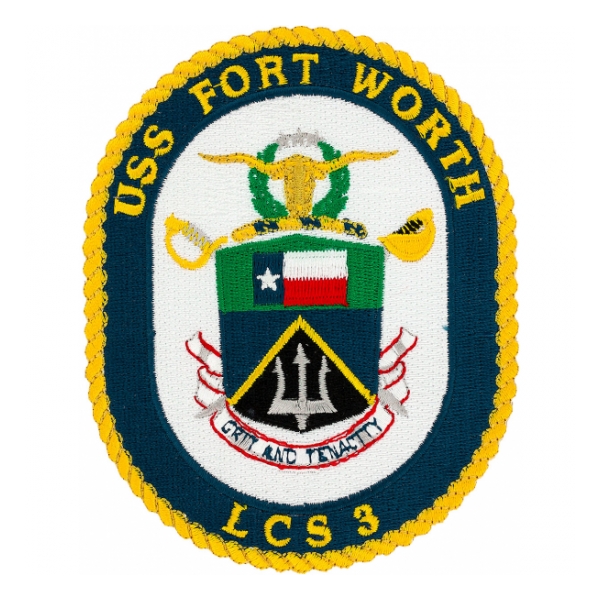 USS Fort Worth LCS-3 Ship Patch