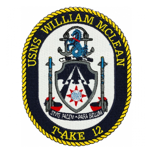 USNS William McLean T-AKE-12 Patch