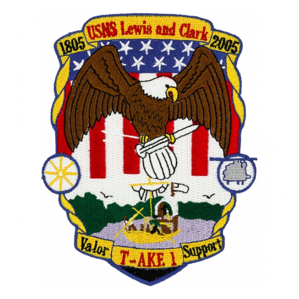 USNS Lewis and Clark T-AKE-1 Patch