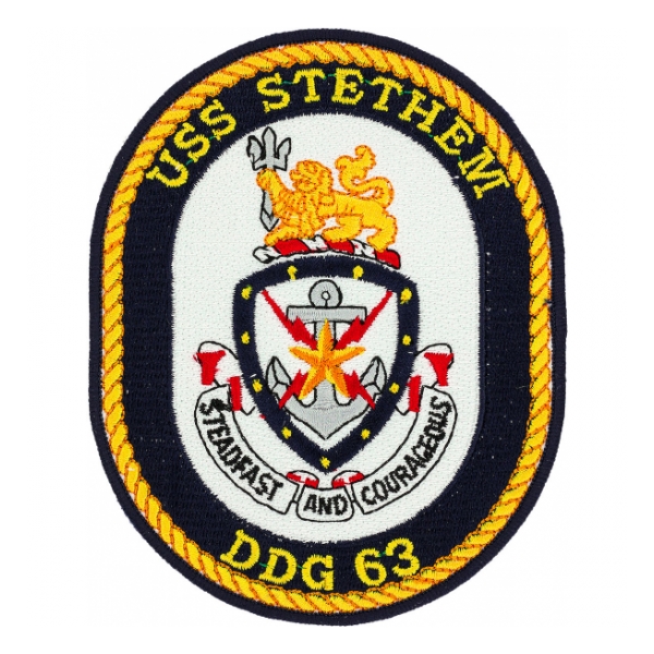 USS Stethem DDG-63 Ship Patch