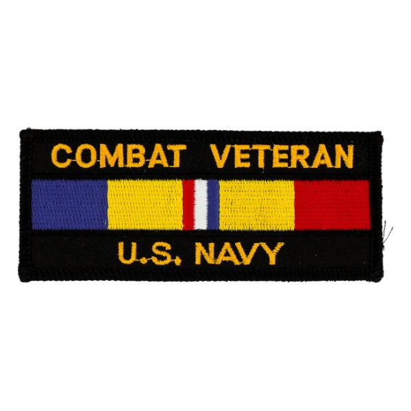 U.S. Navy Combat Veteran Ribbon Patch