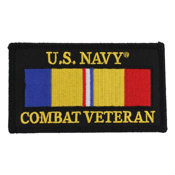 U.S. Navy Combat Veteran Ribbon Patch