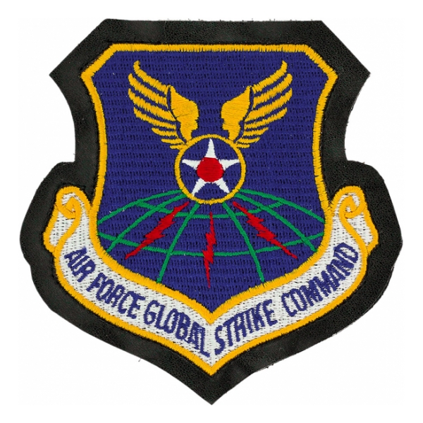 Air Force Global Strike Command Patch With Hook Fastener