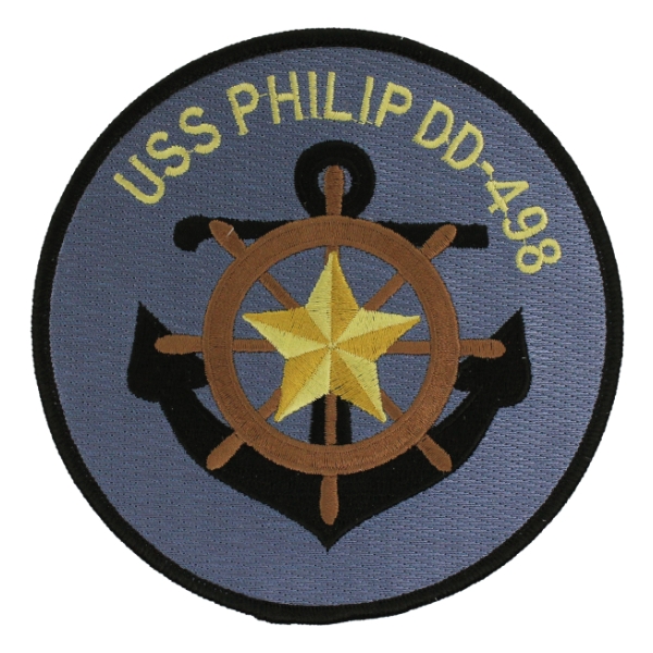 USS Philip DD-498 Ship Patch