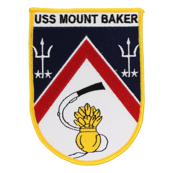 USS Mount Baker AE-34 Ship Patch
