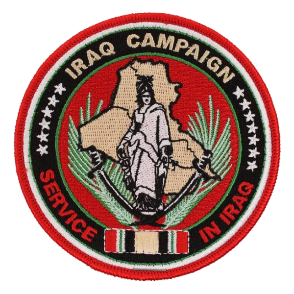 Iraq Campaign Service Medal Patch