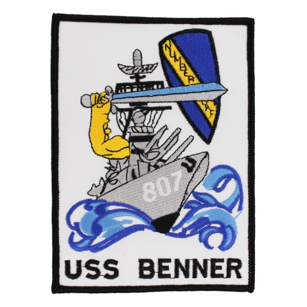 USS Benner DD-807 Ship Patch