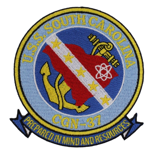 USS South Carolina CGN-37 Ship Patch